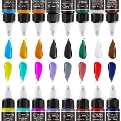 comprare Inchiostro impermeabile per tatuaggi 1/2 oz Pigmenti per tatuaggi per trucco permanente fabbricazione online