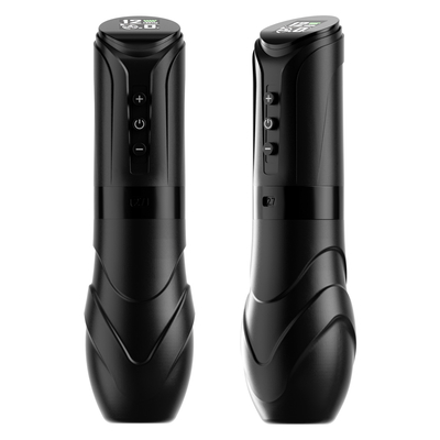 comprare Alta Qualità Professionale 4.5mm Stroke Regolabile Potenza di ricarica wireless 1900mah*2 Batterie Penna rotante macchina tatuaggio fabbricazione online