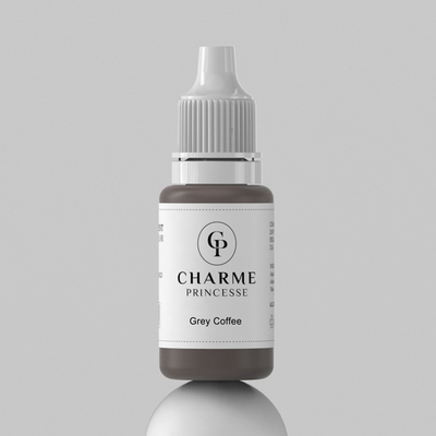 Caffè Grigio, Pigmento Permanente per il Make-up, 1/2 oz. Miglior Pigmento per il Tatuaggio delle Labbra.