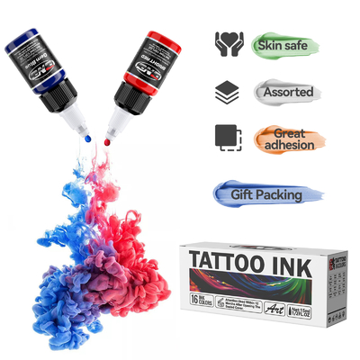 Inchiostro per tatuaggi a prova d'acqua professionale Inchiostro per tatuaggi CNC a pianta pura