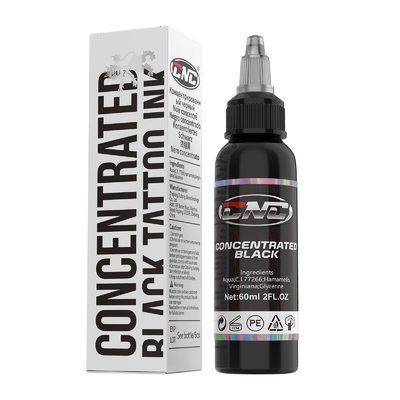 60 ml di pigmento per tatuaggi inchiostro nero professionale concentrato per tatuaggi