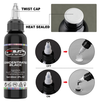 Inchiostro per tatuaggi premium 60ml inchiostro per tatuaggi vegetariano puro
