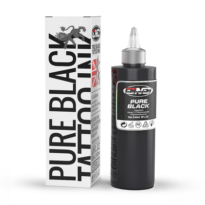 240ML Professionale Inchiostro nero per tatuaggi Inchiostro colore per tatuaggi