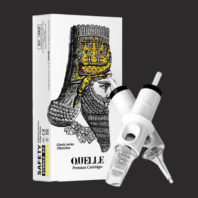 Aglio bianco monouso per cartucce da tatuaggio con singolo pacchetto 12x6x4cm